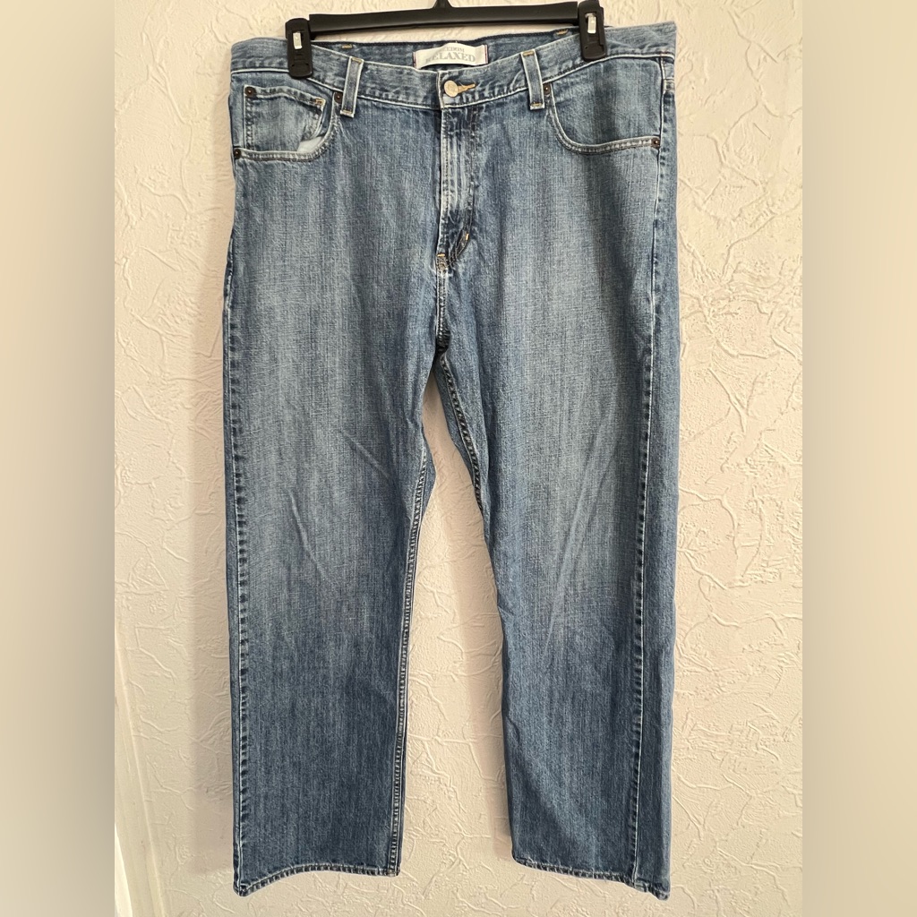 Hilfiger Brand Denim Freedom Relaxed Fit Jeans Mens 38x32 Blue